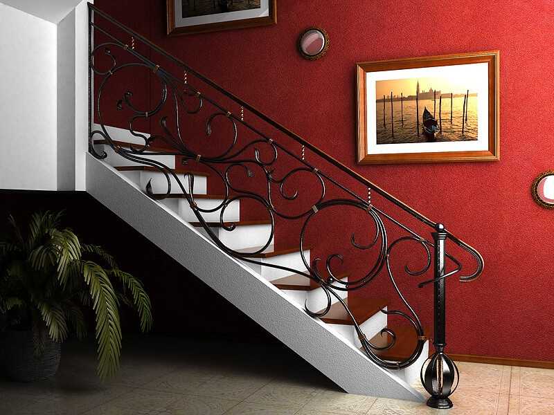Перила для лестниц: 44 фото в частном доме, красивые идеи дизайна