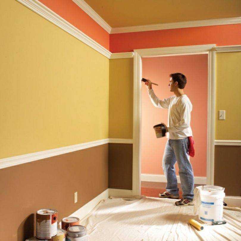 Какую краску выбрать для покраски стен из гипсокартона