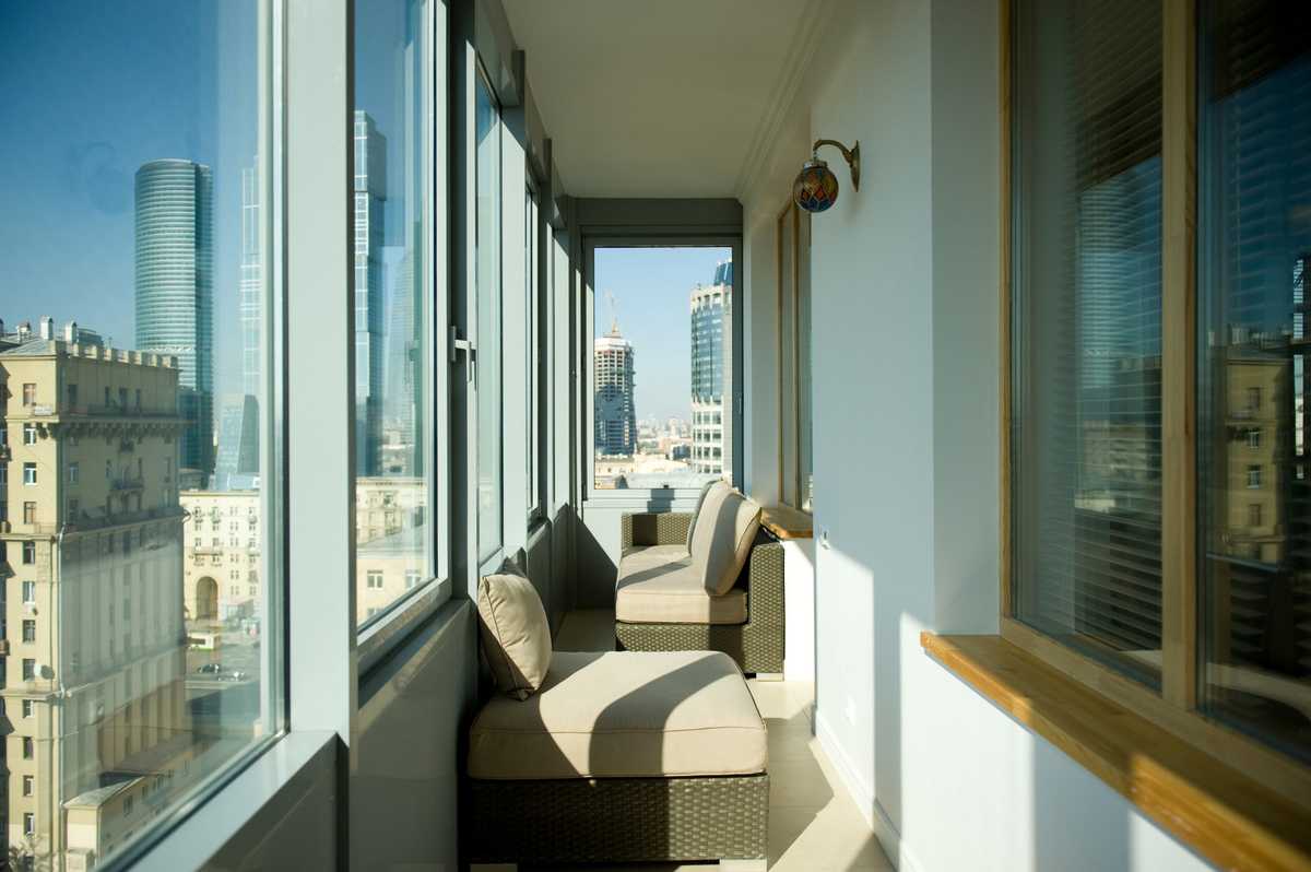 Балкон С Панорамными Окнами Дизайн
