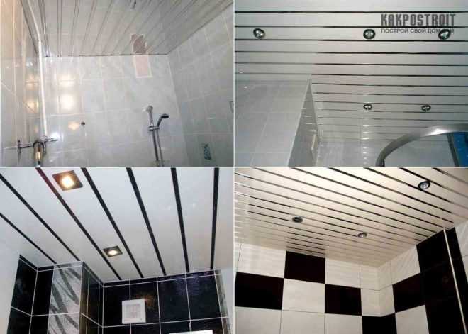 Реечный потолок в ванной комнате: разновидности и монтаж своими руками | ремонт и дизайн ванной комнаты