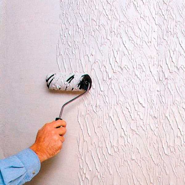 Нанесение фактурной краски: способы покраски стен в квартире своими руками, как покрасить валиком