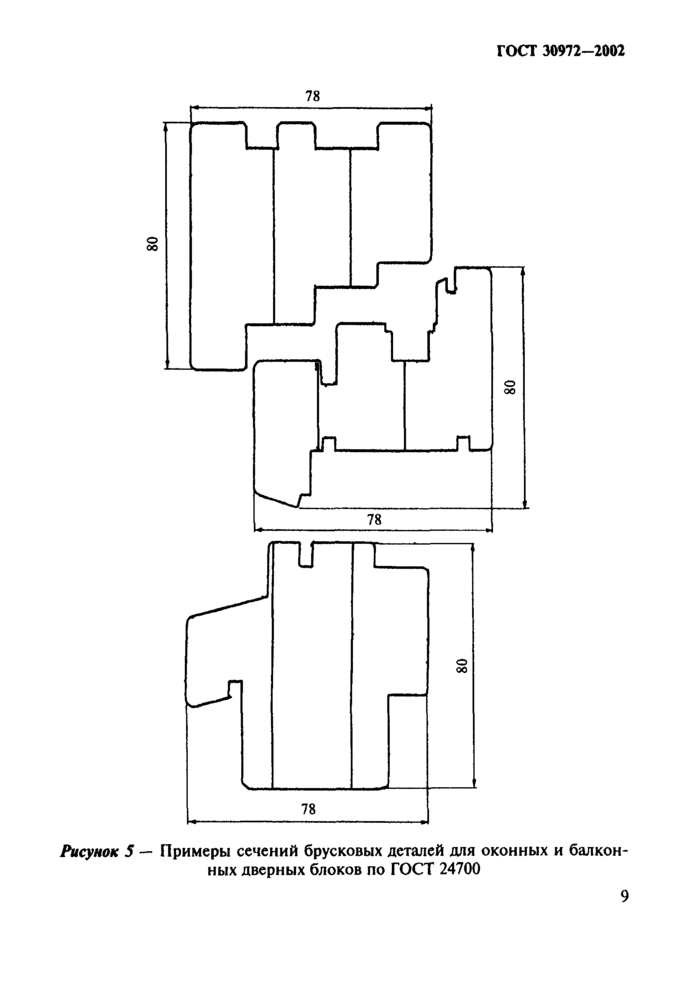 Гост 30972-2002 заготовки и детали деревянные клееные для оконных и дверных блоков. технические условия