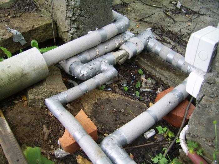 Утепление водопровода в земле: правила теплоизоляции наружных веток