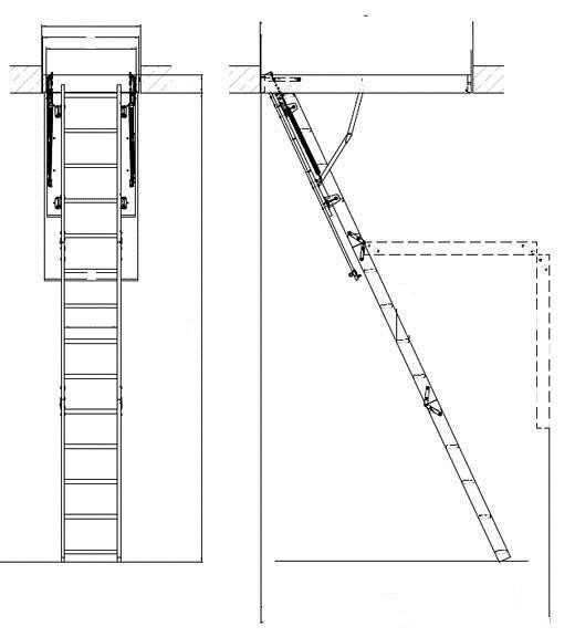 Лестницы с люком на чердак: описание разновидностей и преимуществ конструкций, советы по установке