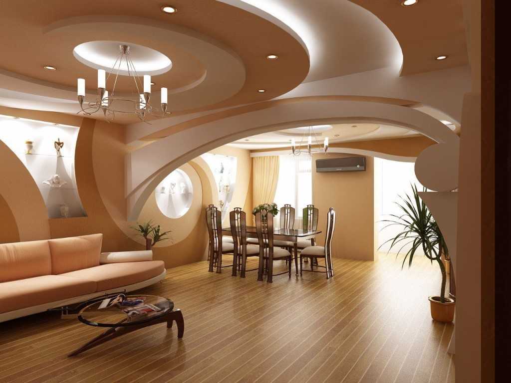 Дизайнерские секреты оформления потолков из гипсокартона в гостиной модные тенденции в дизайне потолков из гипсокартона в залах больших квартир и домов