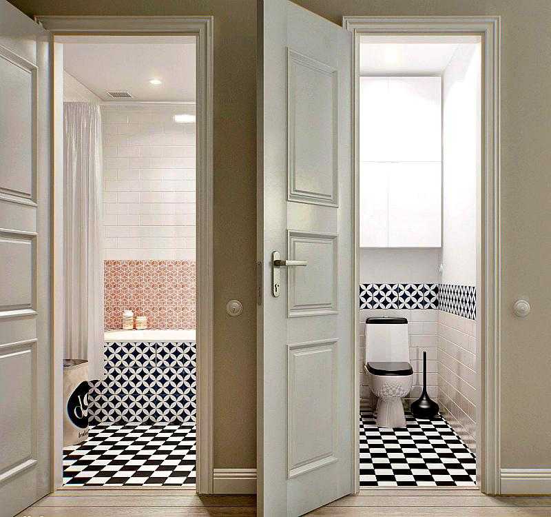 Двери для туалета и ванной (64 фото): пластиковые, стеклянные и влагостойкие модели в ванную комнату, установка конструкций в срезанный угол санузла по размерам