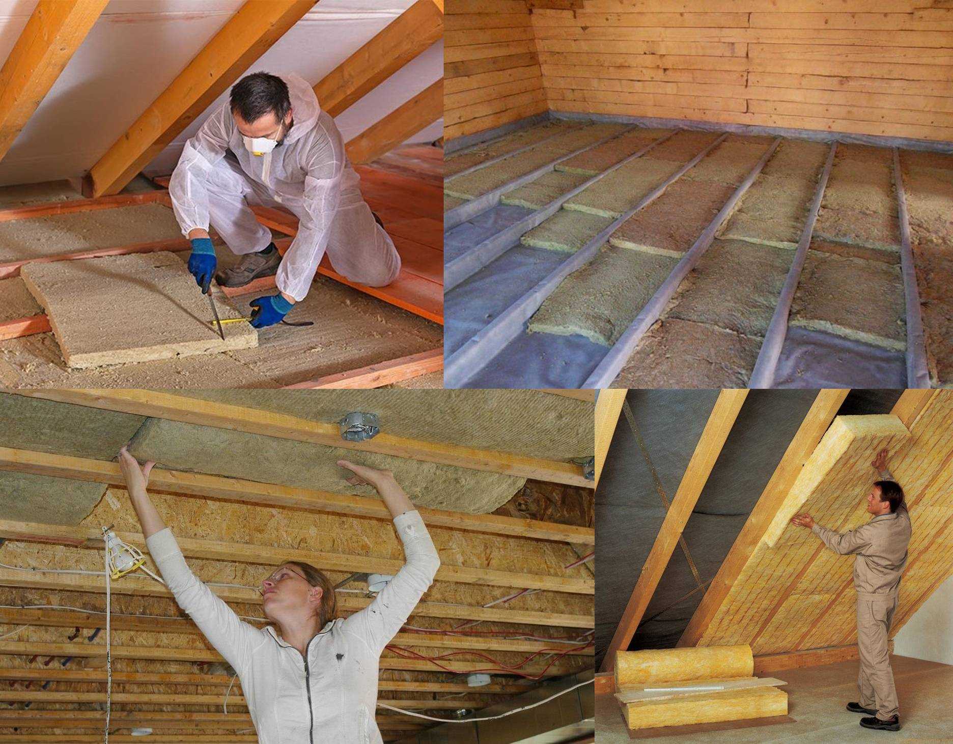 Как утеплить потолок опилками, опилкобетон для утепления потолка