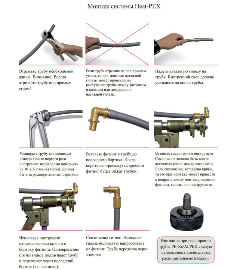 Инструкция по монтажу металлопластиковых труб
