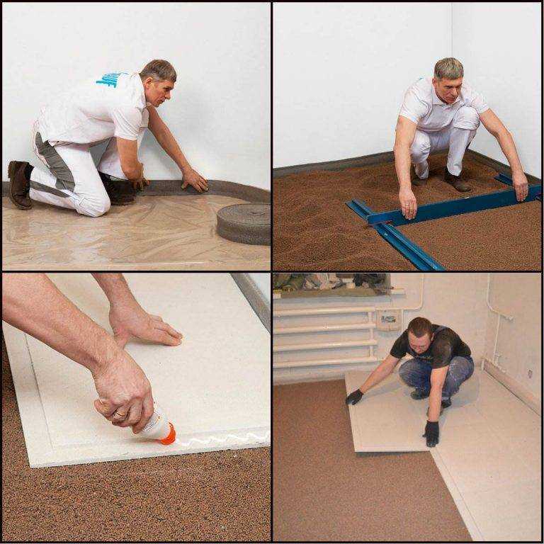 Укладка линолеума на бетонный пол: как правильно класть и стелить напольное покрытие, как уложить настил, как положить - особенности технологии