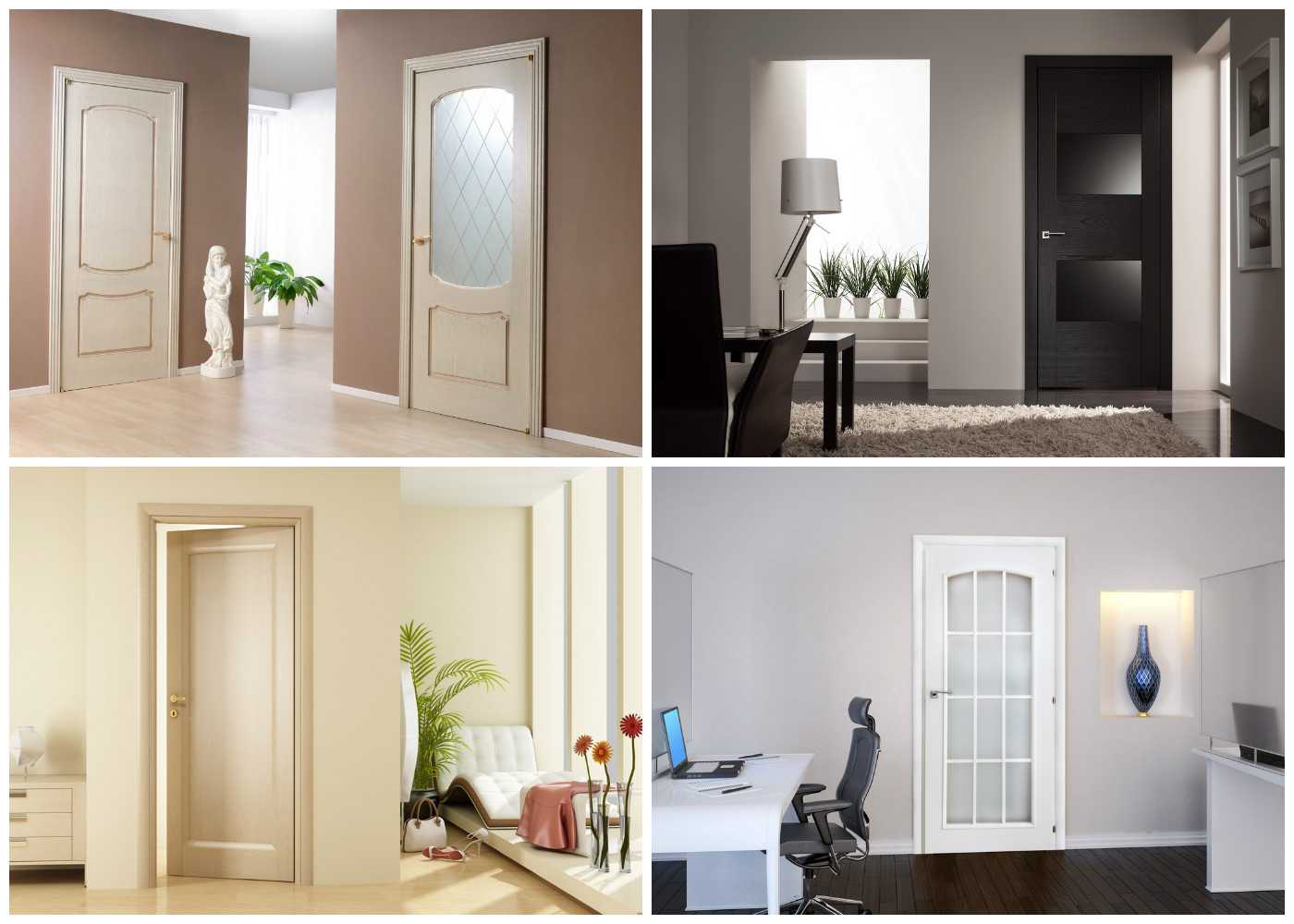 Белые двери в интерьере квартиры: фото идей дизайна и оформления