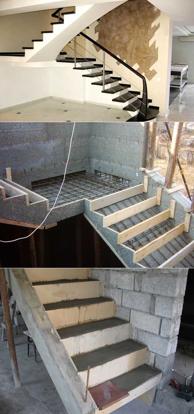 Изготовление бетонной лестницы своими руками: инструкция