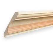 Плинтус потолочный деревянный: цена 35 мм из мдф, резного и фигурного, размеры