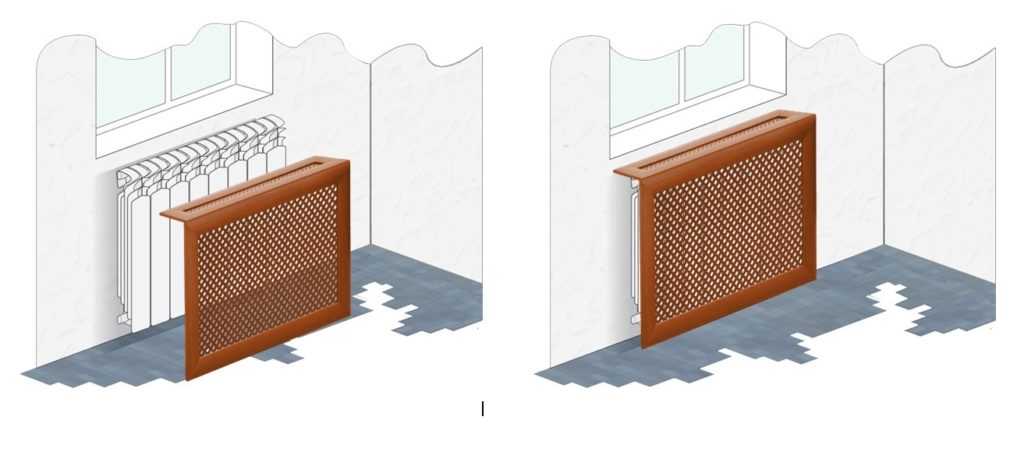 Решетки для радиаторов отопления своими руками, какие выбрать: деревянные, пластиковые или пвх, преимущества накладных и защитных экранов, фотографии :видео