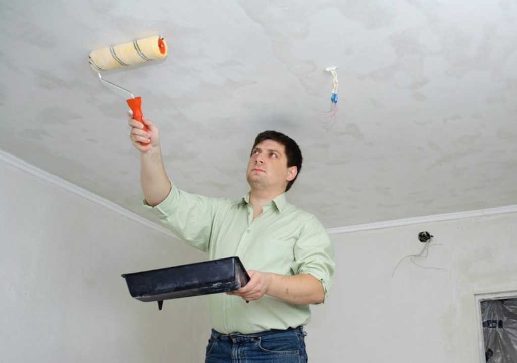 Красим потолок “водоэмульсионкой”: от подготовки до последнего слоя
