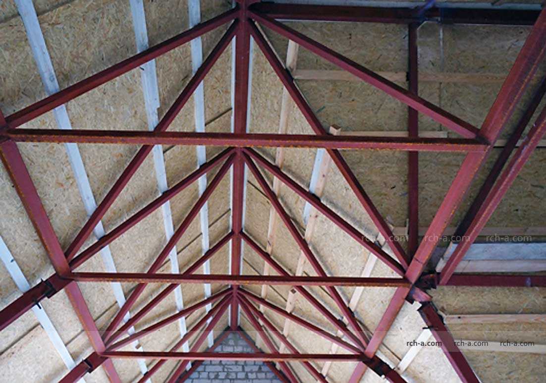 Конструкция стропильной системы вальмовой крыши