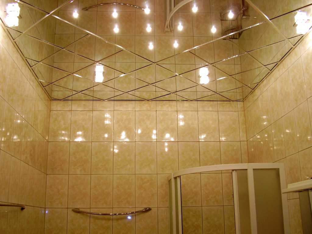 Экологичные потолки в ванной - основные варианты