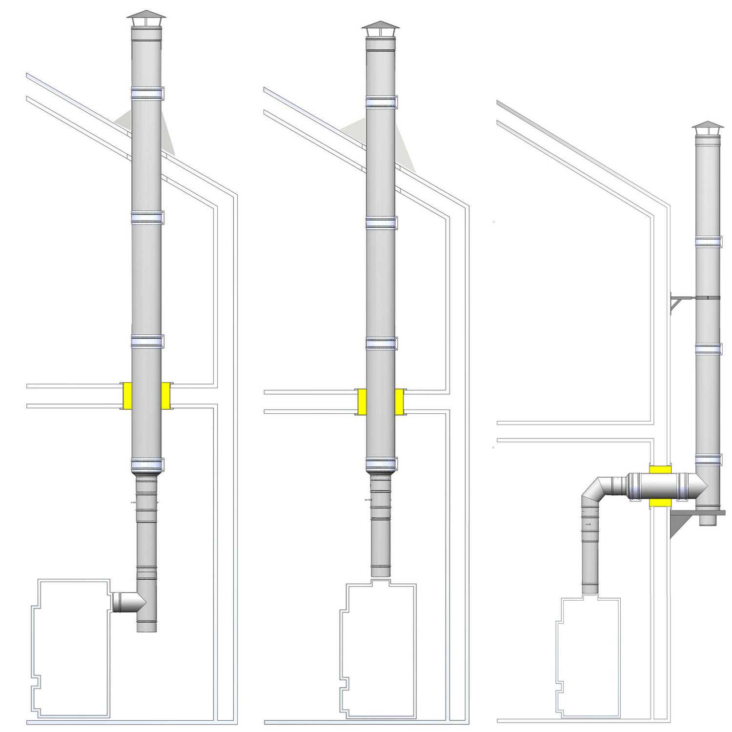 Сэндвич труба для бани: монтаж дымохода, как правильно установить своими руками трубу для печки