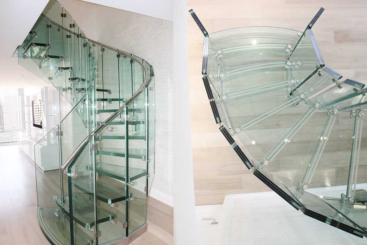 Ограждение лестницы: маршевые и винтовые конструкции в частном доме