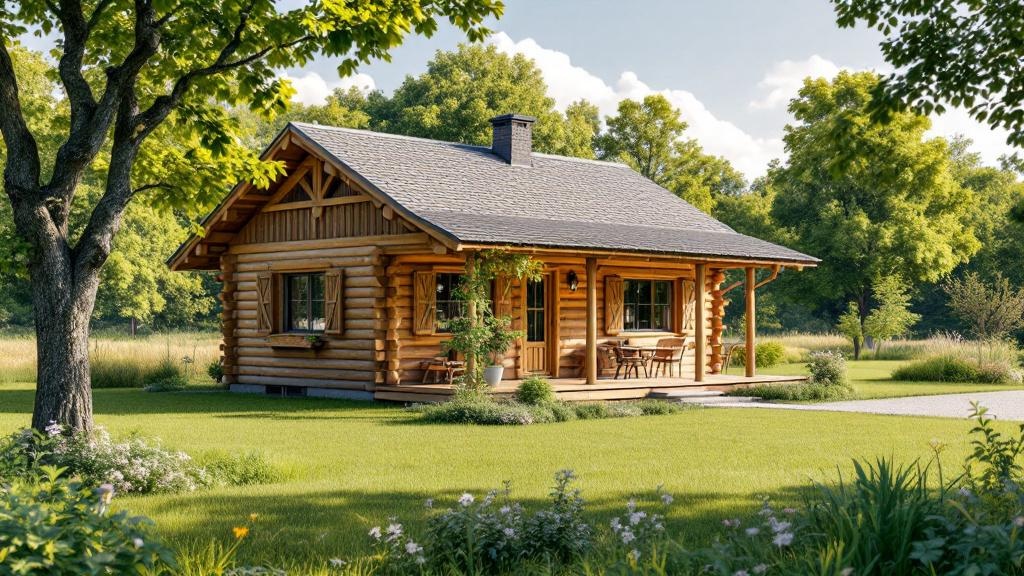 Дома из бруса: особенности, виды и планировки