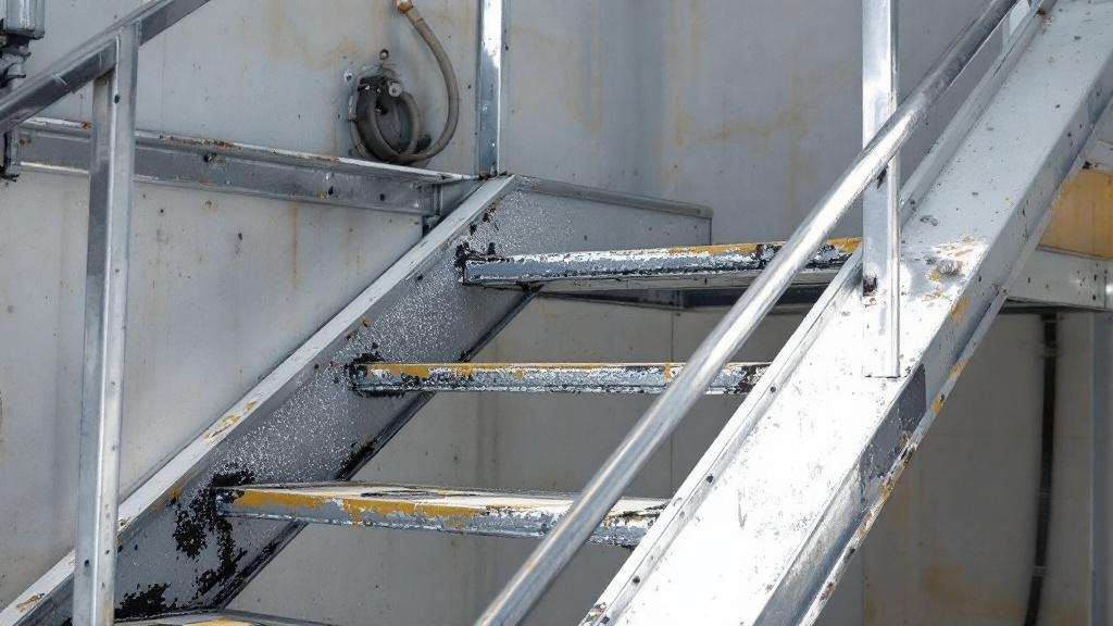 Лестница на монокосоуре: конструкция, металл, монтаж