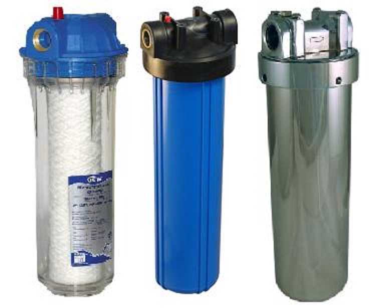 Выбираем магистральный фильтр для воды: устройство, виды и отзывы