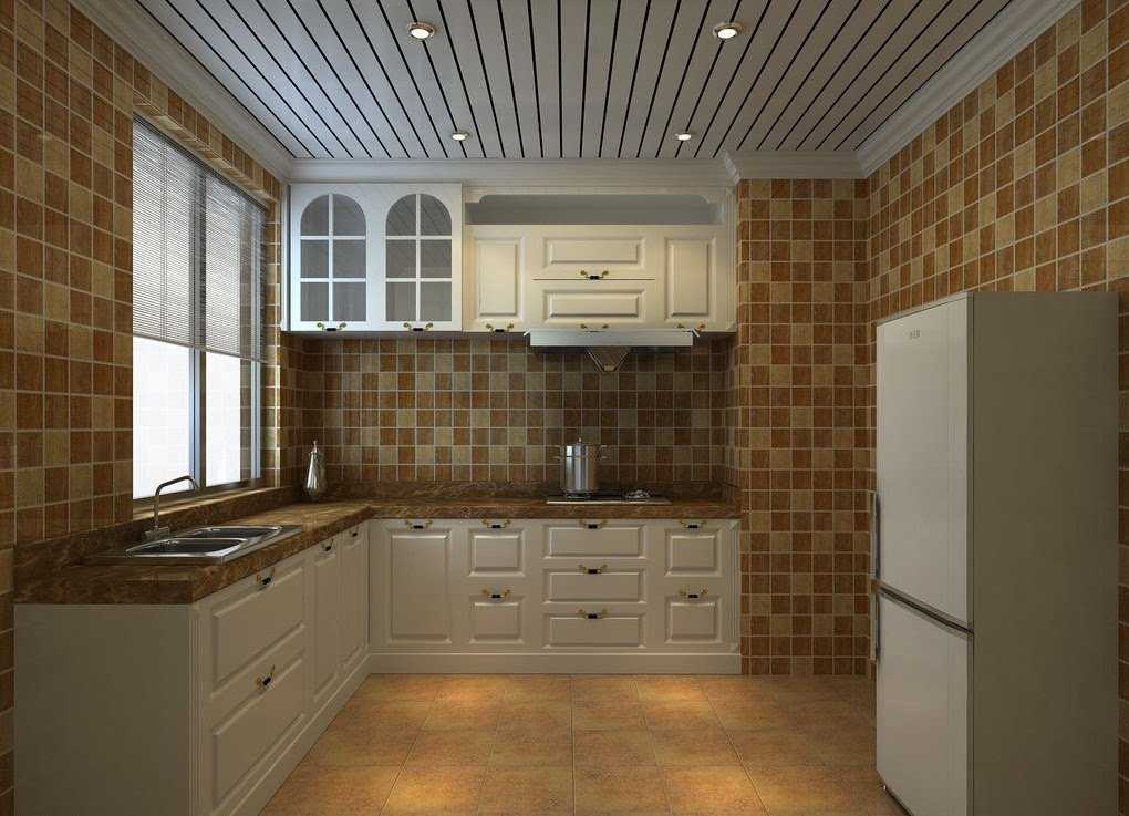 Потолок на кухне: оригинальные варианты отделки