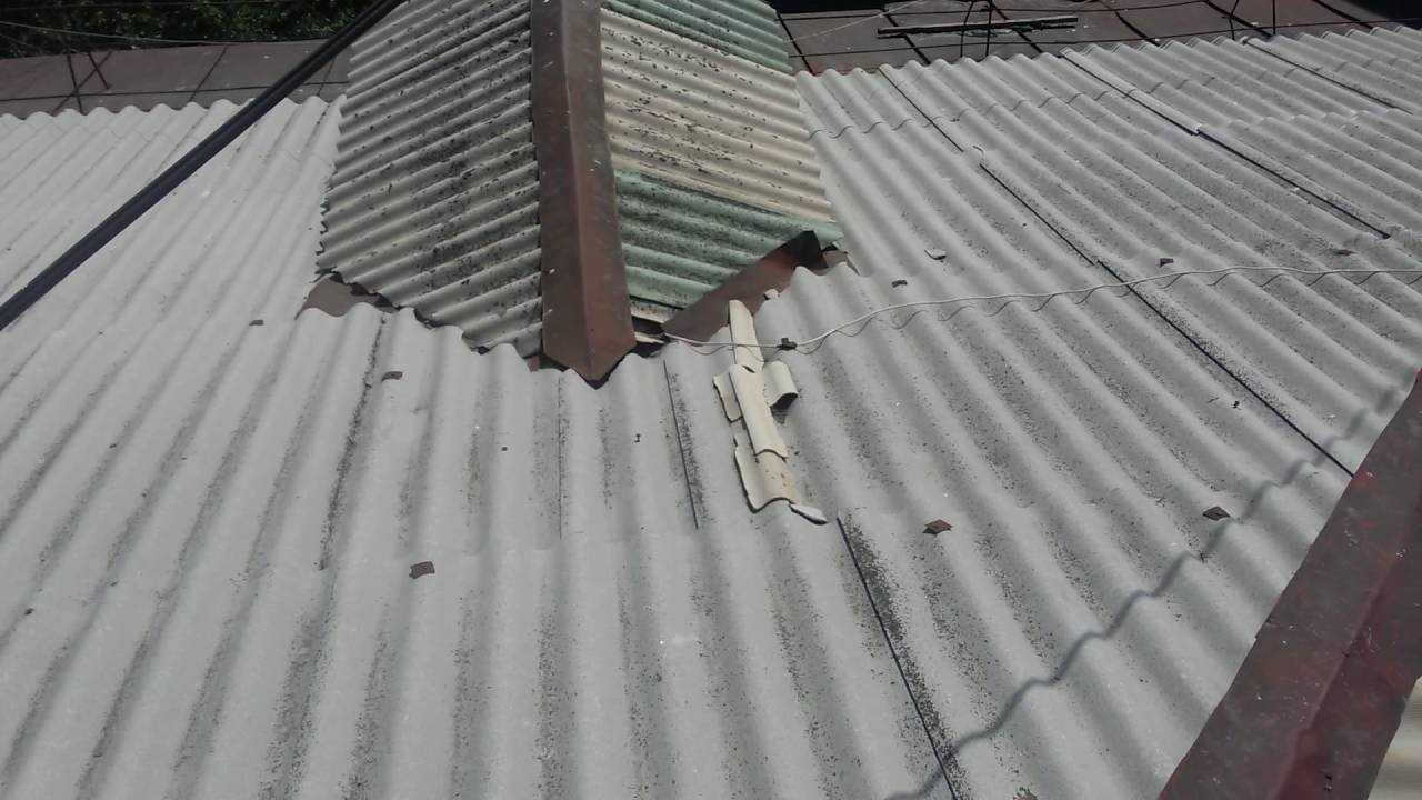Ремонт крыши из шифера своими руками
