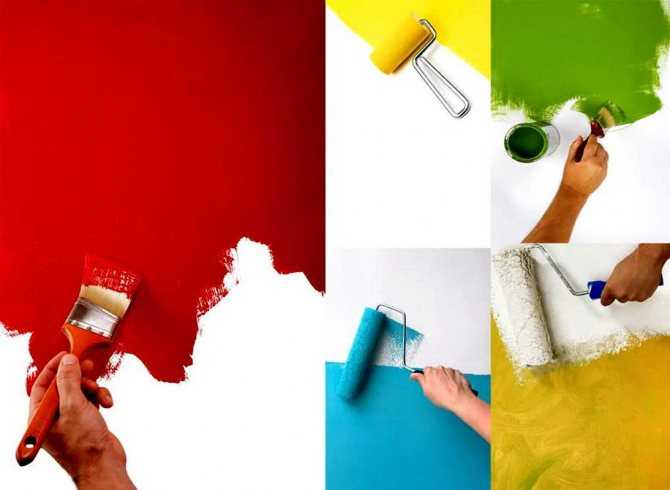 Как правильно красить стены валиком? покраска стен водоэмульсионной краской без разводов и следов, потолок и способы его окрашивания
