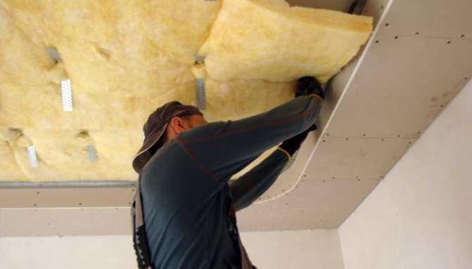 Шумоизоляция потолка в квартире под натяжной потолок: технология и этапы работ
