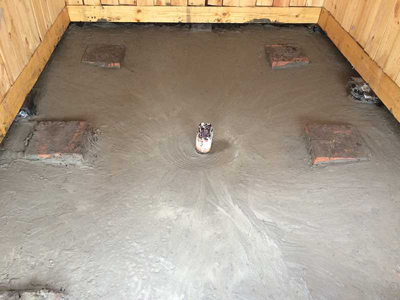 Как сделать бетонный пол в бане своими руками — пошаговое руководство