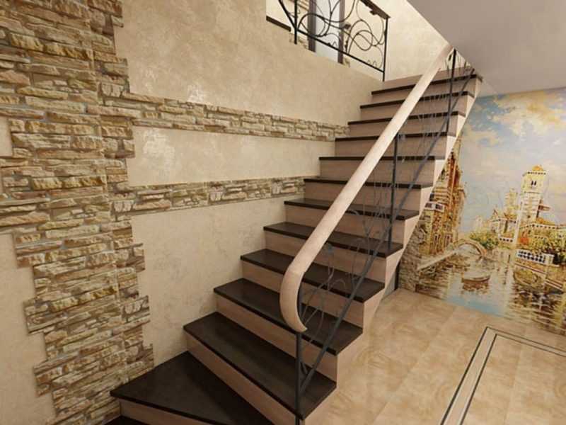 Отделка бетонных лестниц (81 фото): облицовка ступеней деревом, обшивка маршей из бетона в частном доме