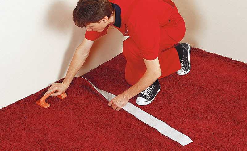 Как стелить ковролин на деревянный пол и теплый пол с подложкой