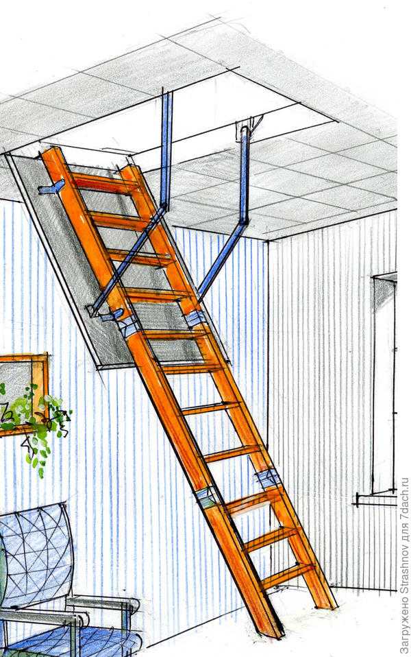 Подъемная лестница