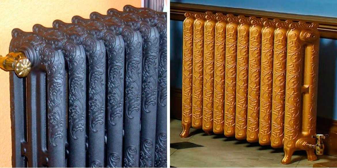 Технология покраски радиаторов отопления из разных материалов.