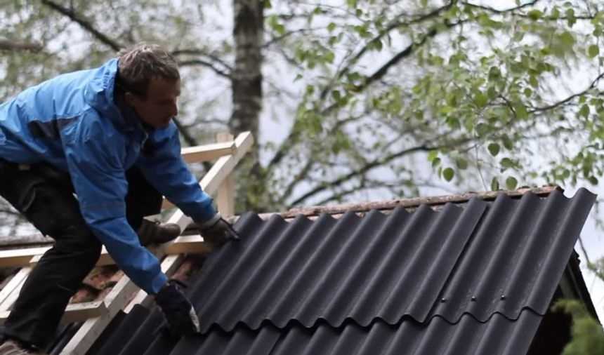 Как сделать ремонт шифера на крыше: разъясняем суть