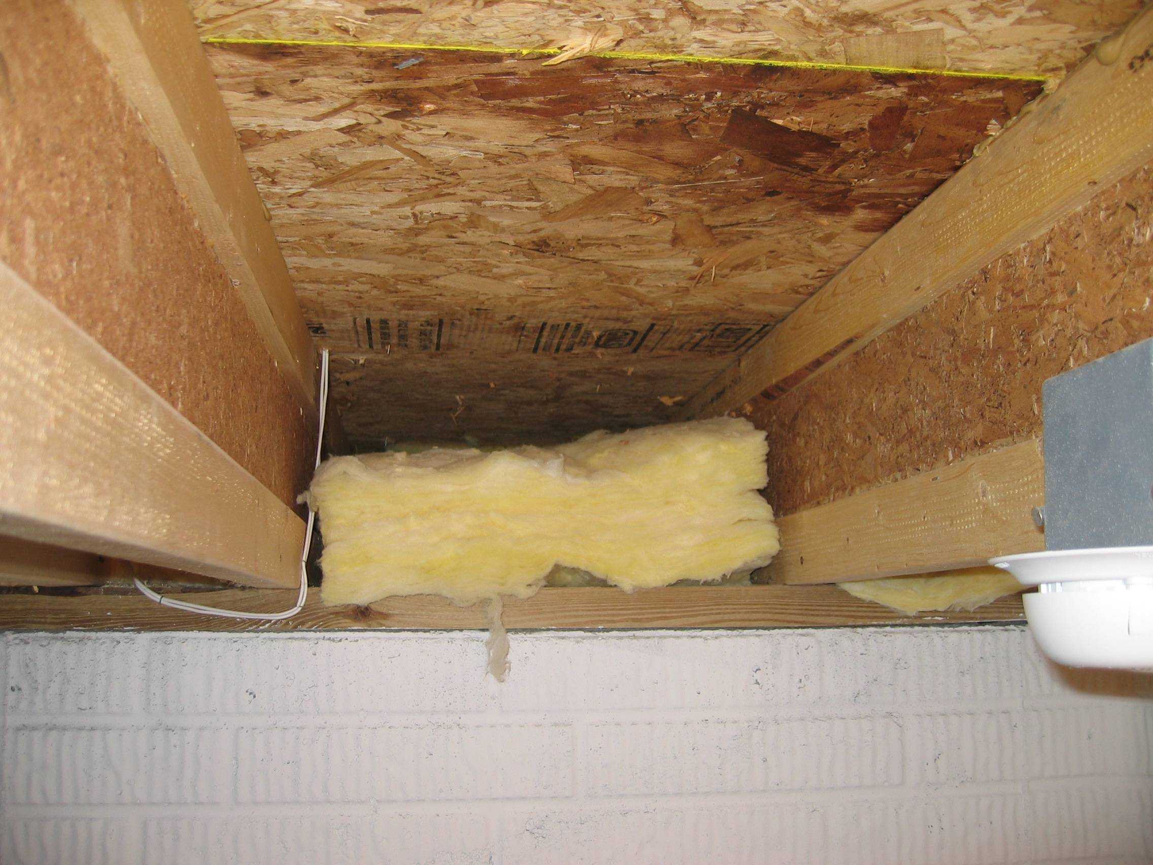 Использование минеральной ваты для утепления потолка