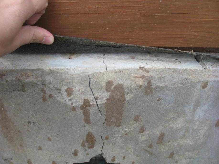 Виды трещин в бетоне и их заделка