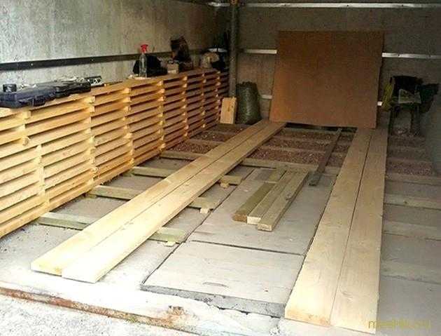 Заливаем пол в гараже своими руками