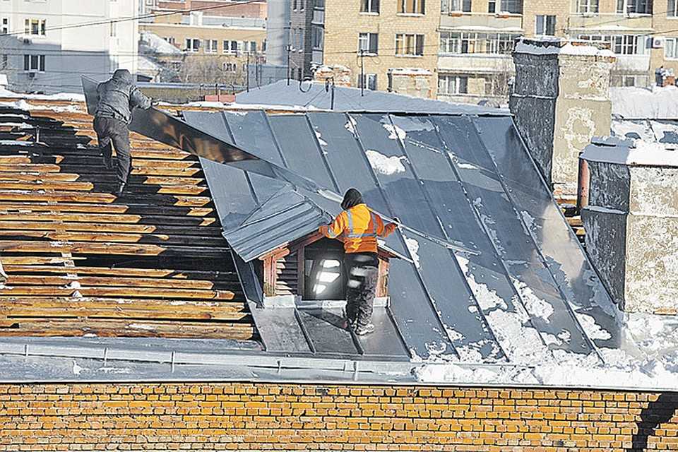 Перекрытие крыши дома