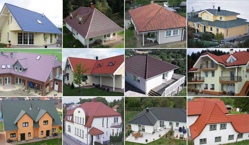 Крыша частного дома - виды, рекомендации по выбору и устройству