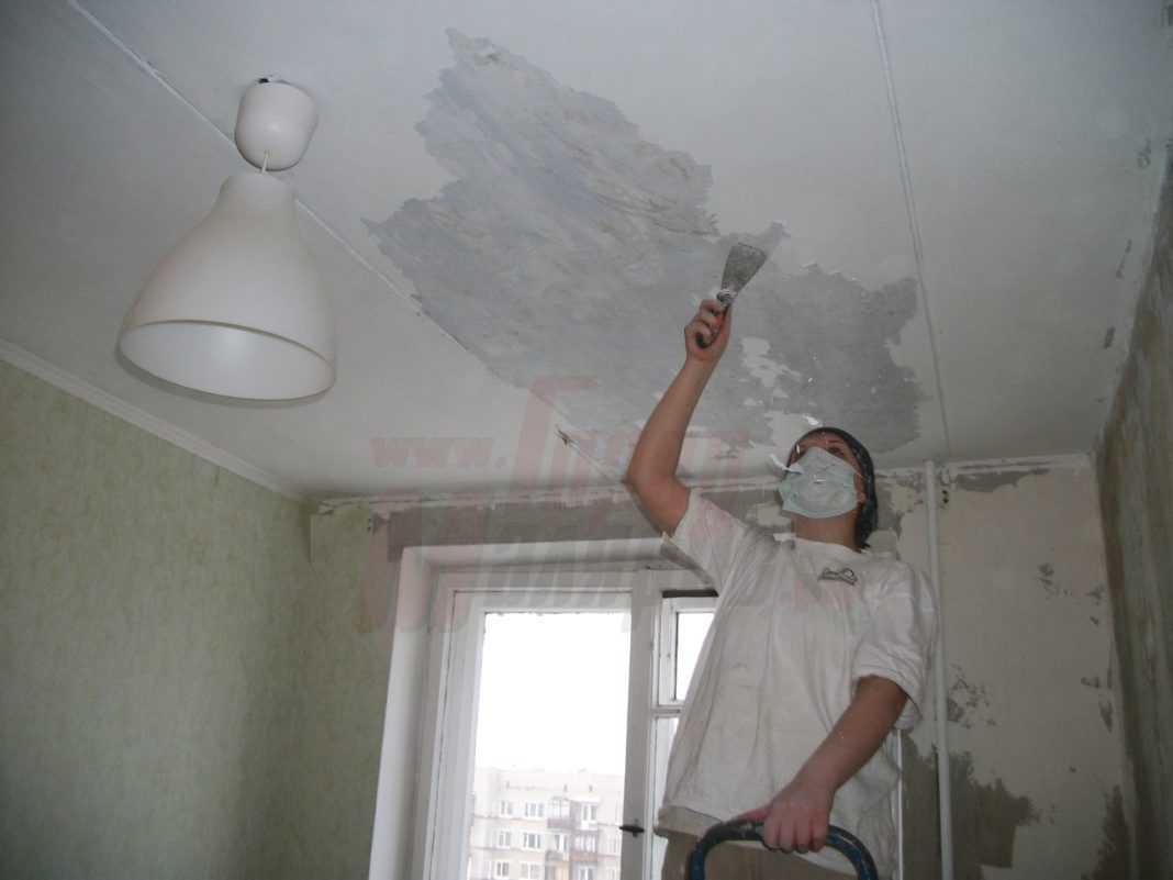 Ремонт потолков в квартире своими руками (64 фото)