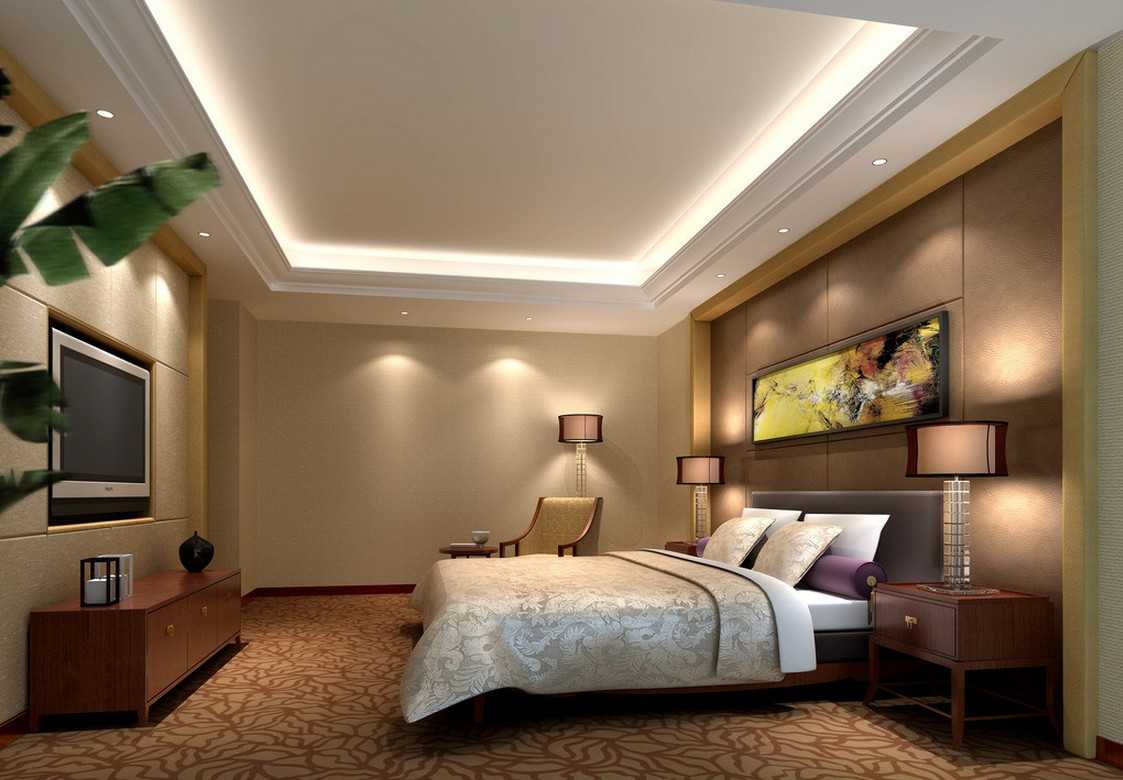 Потолок в спальне из гипсокартона, фото вариантов — все о гипсокартоне