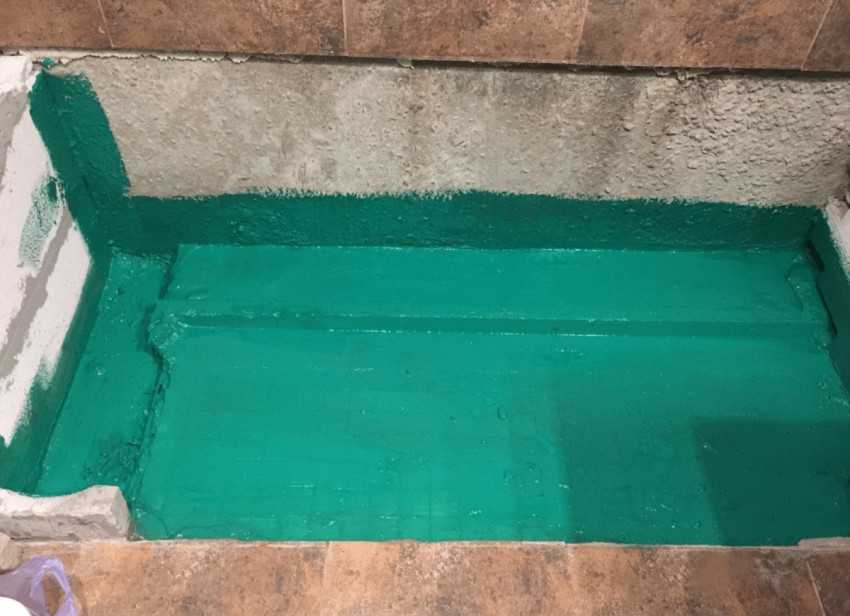 Как сделать гидроизоляцию пола в ванной под плитку — фото и пошаговая видео