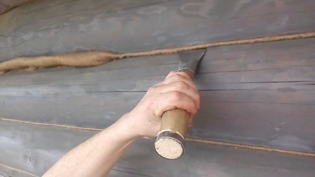 Как конопатить сруб своими руками - разбор способов и материалов