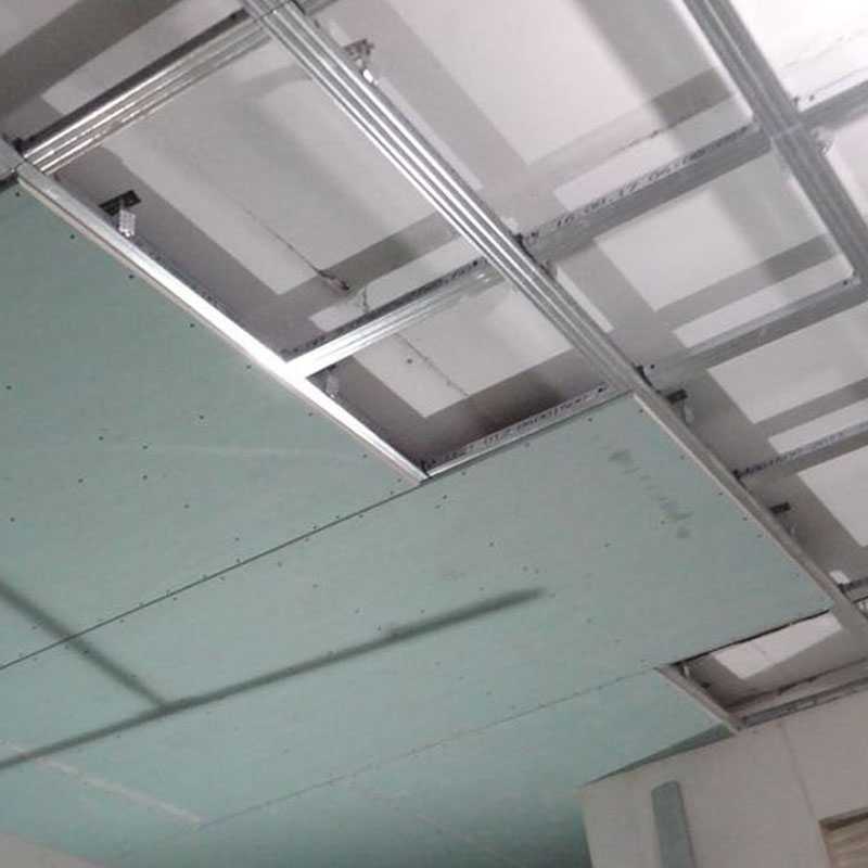 Потолок из гипсокартона с натяжным потолком технология