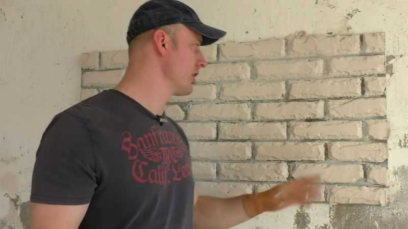«кирпичная» стена из штукатурки своими руками: имитация кладки кирпича, как сделать кирпичики из гипсовой смеси