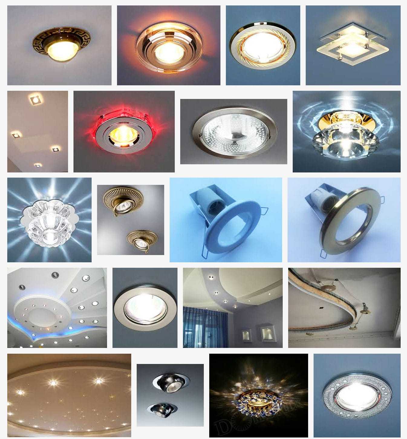 Натяжной потолок с подсветкой: особенности конструкции Форма цвет и декор поверхности Осветительные приборы для натяжного потолка