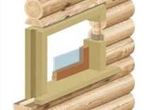 Установка пластиковых окон в деревянном доме: инструкция