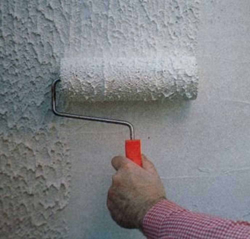Фактурная краска для внутренних стен и фасада