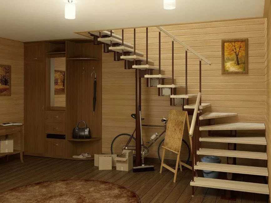 Какую лестницу на второй этаж выбрать если мало места? — prolestnitsy.ru
